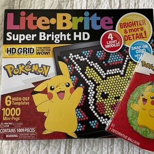 Lite-Brite Super Bright HD Pokémon Set